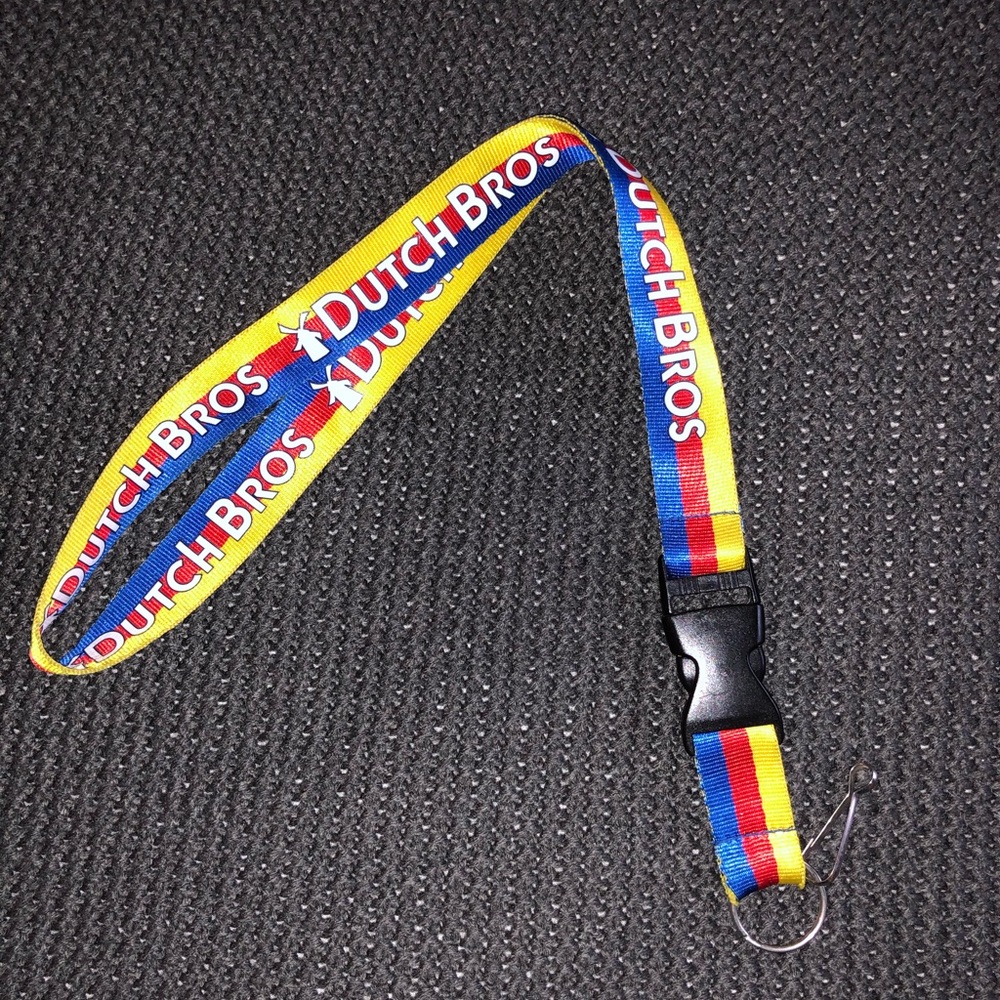 Dutch Bros lanyard